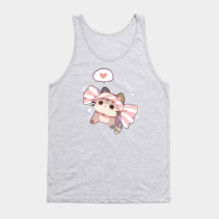 Ribbon Kitty Tank Top